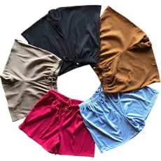 kit Short Infantil 5 ou 3 Canelado Básico Para qualquer ocasiões - Tamanhos 6 ao 12