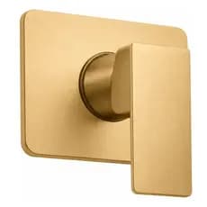 Monocomando De Chuveiro Lux Matte Dourado Fosco Base Deca