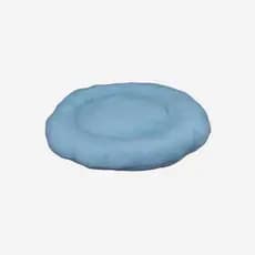 cama pet redonda 55cm enchimento fibra siliconada super macia