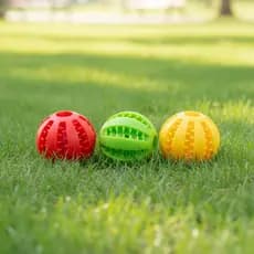 Bolinha Interativa Anti-Stress para Pet – Brinquedo Inteligente com Porta Ração Macia, Ideal para Cães e Gatos