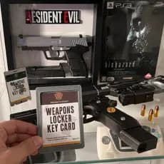 Cartao De Acesso Resident Evil - Item Colecionavel - Enfeite Gamer Colecionador