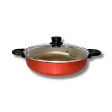 Frigideira Panela Wok N24 Antiaderente Gal Com Tampa