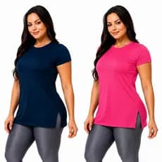 kit 2 blusa Feminina Dry Fit – Cobre Bumbum, esportes, academia, treino, tecido respiravel conforto.