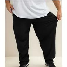 Kit 3 Calças Tactel Elastano Plus Size Treino com Bolsos 2 Laterais e 1 Traseiro