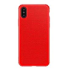 Capa para iPhone X / XS Anti Impacto Baseus - Vermelha com Furinhos
