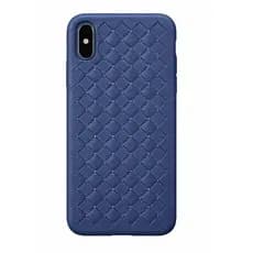 Capa para iPhone X / XS Anti Impacto Baseus - Azul Xadrez