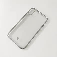 Capa para iPhone X / XS Transparente com Prata