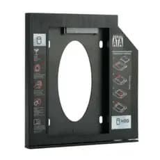 Case Para SSD 2,5" e HD Notebook Caddy SATA 2,5" 12,7 mm Instala SSD ou HD Knup KP-HD022
