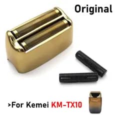 Para Kemei KM-TX10 Qualidade Original Substituição Dupla Folhada Lâmina Net Capa Barbeador Elétrico Acessórios De Reparo