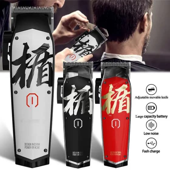 Madeshow M10  M11 Kit Máquina De Cortar Cabelo Aparador De Para Homens 0MM Profissional Corte Acabamento Grupo Venda