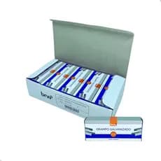 Grampo 26/6 Galvanizado para Grampeador de escritório c/5000 grampos - kit 10 Caixas
