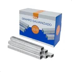 Caixa de Grampo Galvanizado 23/13 Para Grampeador - Prende até 100 folhas de papel Sulfite 75g