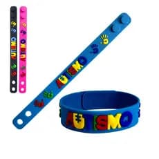 Pulseira Identificação Colorida Autismo/autistas Ajustável