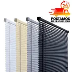 Cortina  Persiana Horizontal EV de PVC Cozinha, Sala, Banheiro, Escritório e Varandas - Varias Cores