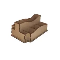 Porta Guardanapo Sachê MDF - Ideal Buffet, Eventos, Bar, Restaurante, Lanchonete | Kit 5 ou 10 Unid