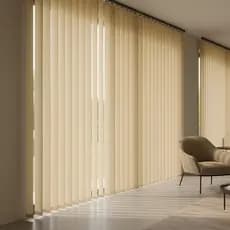 Cortina Persiana Personalizada Sob Medida Vertical Tecido Premium – Várias Cores e Medidas