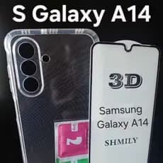 Capinha Transparente TPU Samsung Galaxy A14 | Capa ou Película Vidro 3D ou Kit Capa + Película ou Kit Capa + 2 Películas