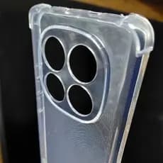 Capa Redmi Note 14 Pró Transparente TPU Com Borda De Proteção/ ou Kit Capa + Película de Vidro 3D