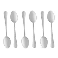 6 Colheres para Sobremesa Lyor Positano de Aço Inox 16cm