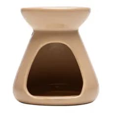 Difusor para Óleos Essenciais com Vela 8cm x 8,5cm Bege