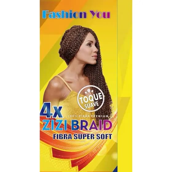 MICROZIZI 70cm - FASHION YOU- Cabelo Miojinho Trança Crochet Braids PACOTÃO