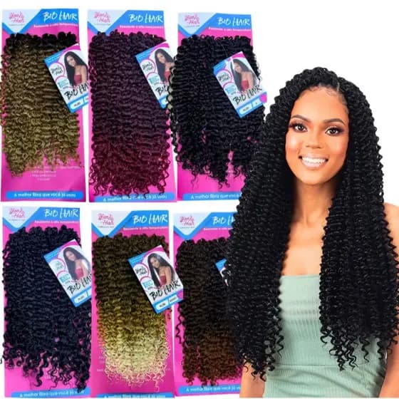 Cabelo Organico Premium Para Crochet Braids Rubi-yan hair