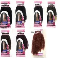 Cabelo BELEZURA bio fibra cacheado com 6 telas 300 gramas