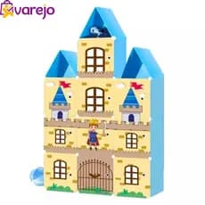 Organizador Infantil Castelo Masculino Modular com Portas Azul