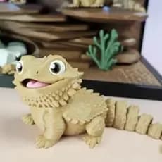 LAGARTO ARTICULADO - PARA DECORAR AQUÁRIO TERRÁRIO DECORAÇÃO EM GERAL