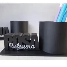 PORTA CANETAS PERSONALIZADO- 3D LINDO E SOFISTICADO