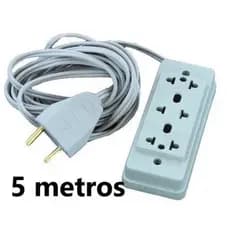 Extensão elétrica 3 Tomadas Compacta Ativo (Mais Forte) Para o Lar ( 2M - 3M - 5M )