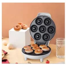 Mini Maquina De Donuts Café Da Manhã Capacidade Para 7 Mini Rosquinha Elétrica 110V E 220V Portátil