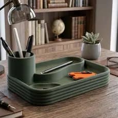 Organizador de Mesa Escritório Home Office Minimalista Premium