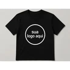 Camiseta Personalizada Com Logo Empresa Evento Uniforme 100% Algodão Premium