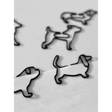 Kit 12 Clips De Papel Cachorro Marcador De Página Papelaria Criativa Escritório