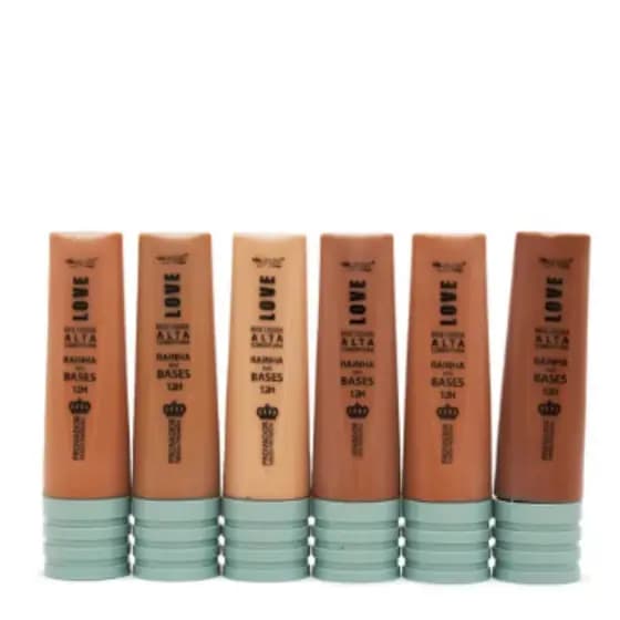 Base Líquida Alta Cobertura Rainha das Bases 12 Horas 613 Max Love 30ml