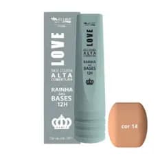 Base Líquida Alta Cobertura Rainha das Bases 12 Horas 614 Max Love 30ml