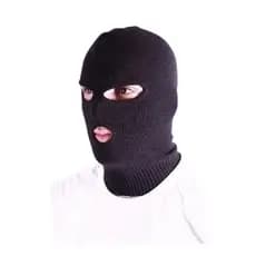 Touca Ninja Capuz Balaclava 3 Furos Toca Preta Motoqueiro