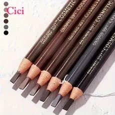 [Cici] Lápis De Sobrancelha Com Cordão Hengsi , Sem Corte , Renderização De Cores Naturais E À Prova De Manchas