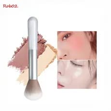 [Rob] Conjunto De Pincéis De Maquiagem Portáteis , Cerdas Ultramacias , Mini Pincel Para Blush , Iluminador Pó E Mistura