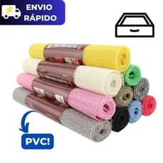 Tapete Forro Antiderrapante Gaveta e Armário Cozinha Multiuso 30x90cm