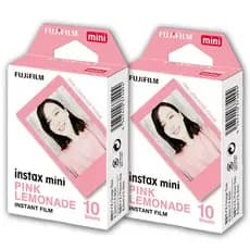 10/20 Folhas Fujifilm Rosa Limonada Instax Mini Filme Papel Fotográfico Para Fuji 11 8 9 7s 25 26 70 90 Câmera Instantân