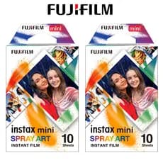 10-20 Folhas Fujifilm Instax Filme Mini Spray Arte Papel Fotográfico Para Câmera 11 9 8 7s 70 25 50 90 SP-2