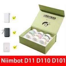 9 Rolos/Caixa Etiqueta Adesiva Para Niimbot D11 D110 D101 Impressora Rolo De Papel Térmico Etiquetadora D11 Fabricante D