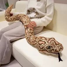 200cm Brinquedos De Pelúcia De Cobra Novos Plushie Simulação De Boneca Python Engraçados Luva Doll Boys Presente Brinquedo Decoração De Casa De Aniversário Infantil