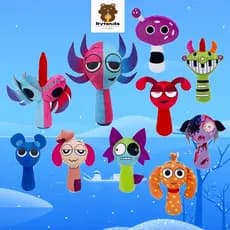 Rytanda Bonito Novo Sprunki Brinquedo De Pelúcia Incredibox Boneca Figura Raddy Clukr Vineria Garnold Oren Série De Jogo