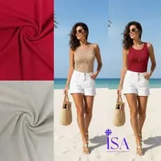 Kit 2 regata feminina Canelada LISA Blusinha Feminina Regatinha Básica Regata Americana Verão