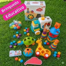 Brinquedo para bebê de 1 ano/ Educativo Didático/Vários Modelos/Estimula a coordenação motora e a atenção