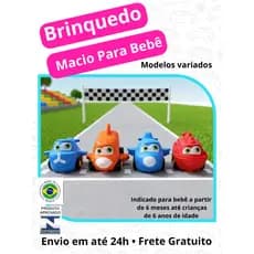 Brinquedo para Bebê e Criança /Macio/Seguro/Vinil Atóxico/Lavável/Educativo/Borracha