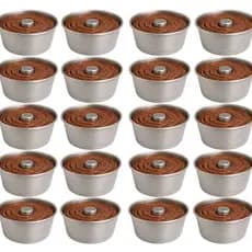 Kit 20 Mini Formas N10 200 ML Mini Bolo Vulcão Pudim Cozinha Gourmet